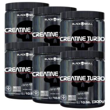 Imagem de Creatina Monohidratada Black Skull 300g - Atacado 6 unidades de 300g c