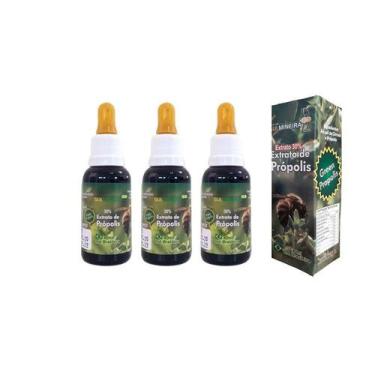 Imagem de Extratos de Própolis 30ml cada - Apiários Sul Mineira 3 und