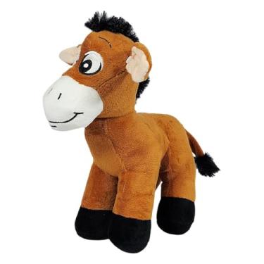 Imagem de Cavalo Pocotó Pelúcia Burrinho 25cms (Marrom)