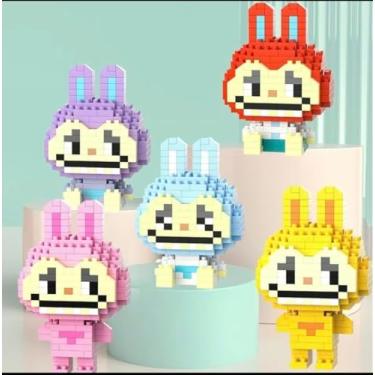 Imagem de Mini Blocos de Montar, 243 Peças, Personagem Colorido, Figuras de ação 5 x 4 x 11,2 cm, Decoração de Quartos, escritorios...