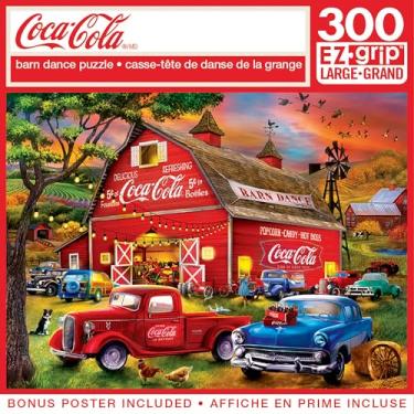 Imagem de MasterPieces 32259: Coca-Cola - Quebra-cabeça Ezgrip de 300 peças de dança do celeiro