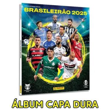 Imagem de Livro Ilustrado Oficial Álbum Brasileirão 2025 Capa Dura 88 Páginas - 