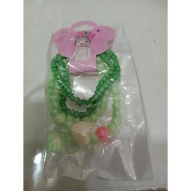 Imagem de Kit pulseiras miçangas infantil de bolinhas  - Marilene 