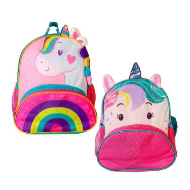 Imagem de Mochila Com Alças Acolchoadas Infantil Unicórnio Charmoso