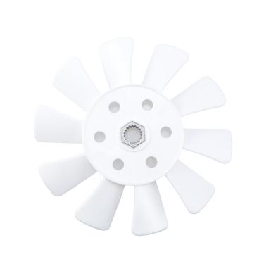 Imagem de Irnyso Ventilador de resfriamento de transmissão de tratores para cortador de grama/lâmina do ventilador de acionamento 10 lâminas brancas M809036 AM882303 serve para John Deere L110 L111 L118 L120