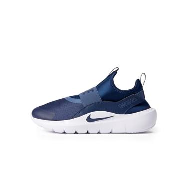 Imagem de Nike Tênis de corrida infantil Flex Runner 4, Azul-marinho meia-noite/azul marinho/azul vazio, 21