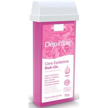 Imagem de Cera Epilatória Roll-On Rosa 100g Depilflax