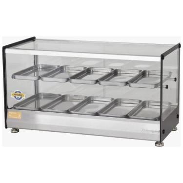 Imagem de Estufa para Salgados 10 Bandejas Dupla Linha Ônix Marchesoni, 220V