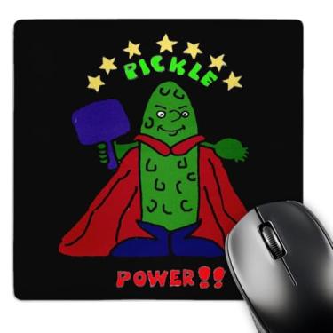 Imagem de 3dRose Mouse pad picles de desenho animado de super-herói engraçado (mp_200108_1)