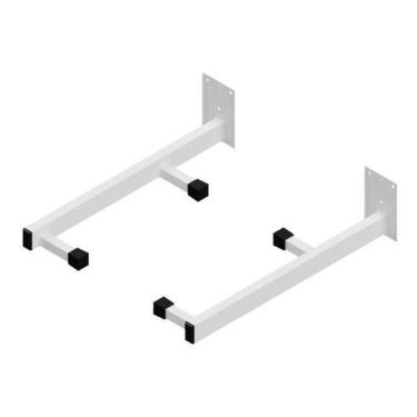 Imagem de Suporte De Parede Para Lava-Louças Até 90Kg Branco Compacta