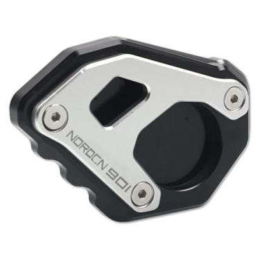Imagem de BYYINGSUS Suporte CNC para motocicleta com suporte lateral para pé com suporte para placa compatível com 901 Norden 901 Norden901 2021 2022(Norden 901-a)