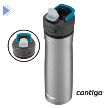 Imagem de Squeeze Autospout Ashland Chill 2.0 710 Ml - Inox/Azul