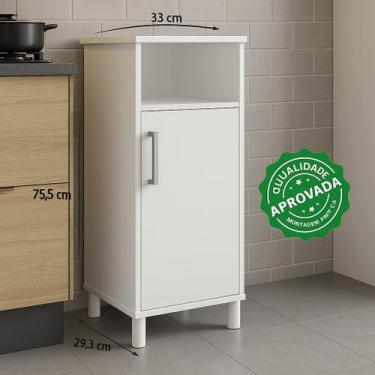 Imagem de Balcão Para Filtro de Água e Compartimento para Galão Reserva Branco -