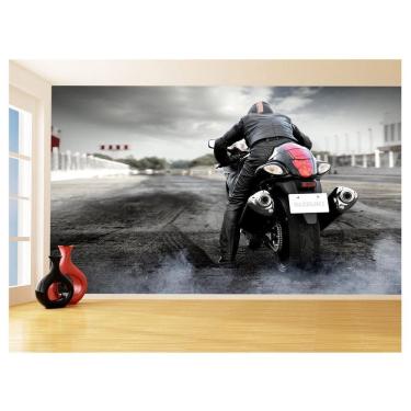 Imagem de Papel De Parede Moto Sport Arrancada Drag Bike 3,0M Bkm64