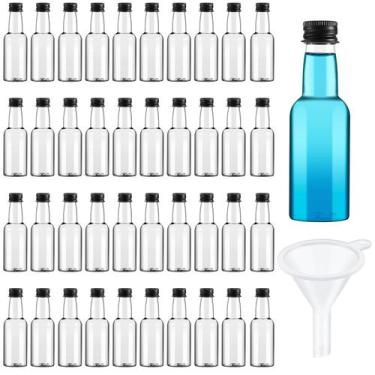 Imagem de Mini garrafas de licor de plástico Tessco, 100 unidades, 25 ml com fun