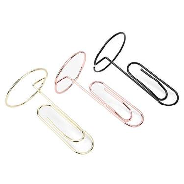 Imagem de Acouto Suportes para Números de Mesa 3 PCS Suporte de Metal para Números de Mesa para Cartões de Nome Porta-cartões de Produtos / e Material Escolar / Acessórios de e Organizadores /