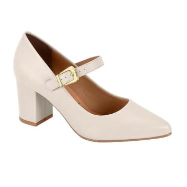 Imagem de Sandalia Vizzano Salto Medio Pico Fino 1290.532.7286 Branco Off 038