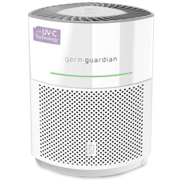 Imagem de Purificador de Ar para Ambientes até 96m² com Filtro HEPA, Sensor de Qualidade, Luz UV-C e Saida de Ar em 360º, 110V, GermGuardian AC3000W