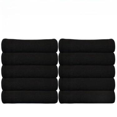 Imagem de Pano De Prato Grande PRETO Pé De Galinha Kit Com 05,10,20 ou 30 Unidades(10)
