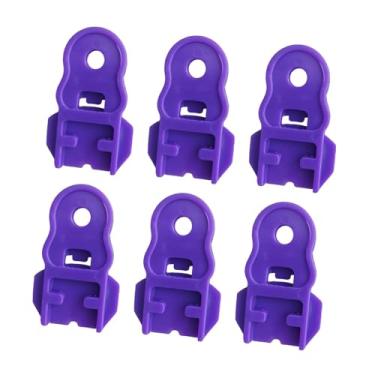 Imagem de ＫＬＫＣＭＳ 6x Abridor de latas manual fácil, capa completa, abridor de abas fácil, tampa protetora de latas de bebida de encaixe para bar, festa, Tolet