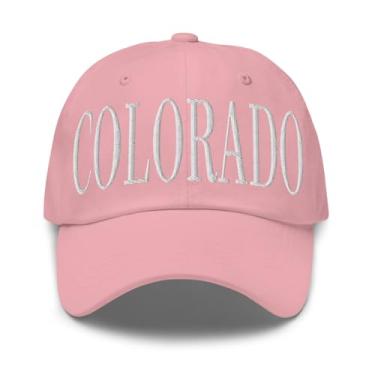 Imagem de Merch Town Boné Colorado bordado Colorado Dad Hat, rosa, tamanho �nico