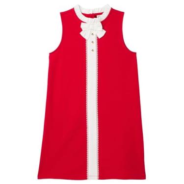 Imagem de Janie and Jack Vestido Ponte com Acabamento em Renda para Bebês Meninas, Vermelho, 2