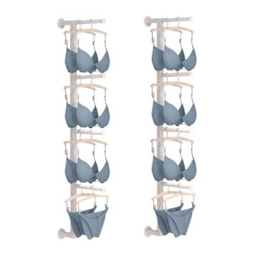 Imagem de JOEUQK Suporte de exibição de sutiã de roupa íntima, suporte de parede para roupas íntimas, suporte de sutiã, suporte para exibição de lingerie, short e calcinha para roupas íntimas, meias, acessórios