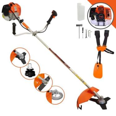 Imagem de Roçadeira Profissional Vulcan VR620-H À Gasolina Motor 2 Tempos 62cc 3