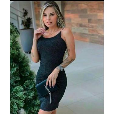 Imagem de Vestido em Lurex Moda Balada - RK MODAS
