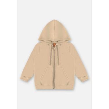 Imagem de Jaqueta em Molecotton  Infantil Menina Up Baby, Bege, 2