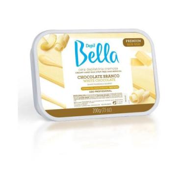 Imagem de Cera Depilatória Depil Bella Chocolate Branco 200g