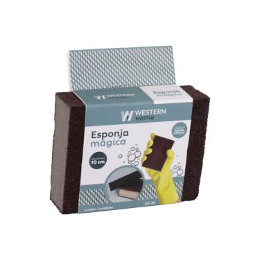 Imagem de Esponja Mágica 10cm - Limpeza Eficiente e Ecológica