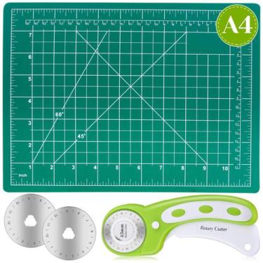 Imagem de Conjunto de cortadores rotativos Audab Self Healing com tapete de 45 m