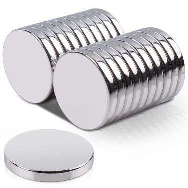 Imagem de Ímãs de disco MAGXCENE 20 unidades magnéticos superpermanentes de 2x0,