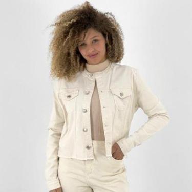 Imagem de Jaqueta Ouzzare Sarja com Botão Feminina-Feminino