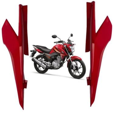 Imagem de Carenagem Tampa Traseira Rabeta Lateral Honda Cg Titan 160 Vermelho Ma