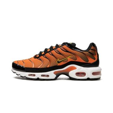 Imagem de Nike Air Max Plus Shoes (Safety Orange/Black/White/University Gold, us_Footwear_Size_System, Adult, Men, Numeric, Medium, Numeric_9_Point_5)