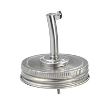 Imagem de Molho de salada de coquetel para pote de 70 mm e 86 mm, tampas amplas de boca regular, dispensador de óleo, tampa de frasco de pedreiro, tampa de fermentação (A-70 mm)