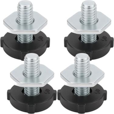 Imagem de Kit 4 Pé Maquina de Lavar compatível com Samsung Lava e Seca – Niveladores Ajustáveis Antivibração – Estabilidade e Proteção