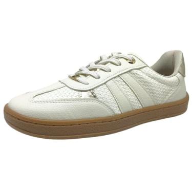 Imagem de Tênis Feminino Conforto Texturizado Elegante Casual Dakota Cream/Champagne 35