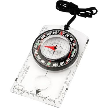 Imagem de Bússola para navegação ao ar livre – Mochila de caminhada e acampamento, bússola, (transparente)