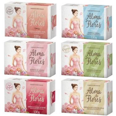 Imagem de Kit 6 Sabonete Alma de Flores Mix 130g