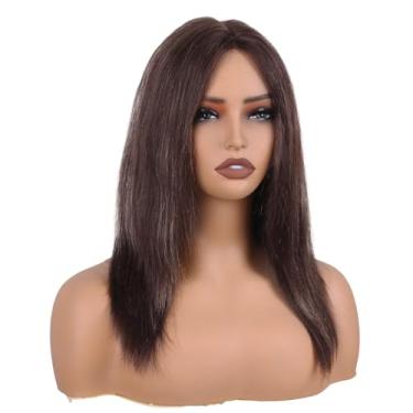 Imagem de ManeMajesty Peruca de cabelo humano Ombre Lace Front Wear and Go Perucas sem cola cabelo humano pré-arrancado pré-cortado HD Lace Wig densidade 180 camadas perucas retas 40.6 cm FS4/27