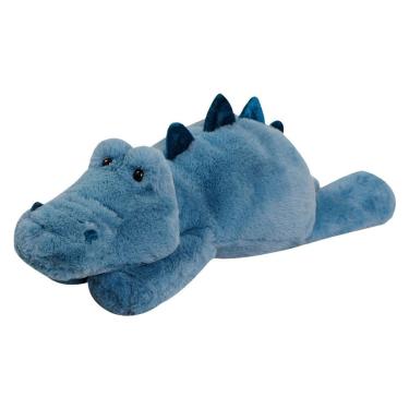 Imagem de Boneca de brinquedo de pelúcia Soft Cartoon Blue Dinosaur 60 cm para crianças