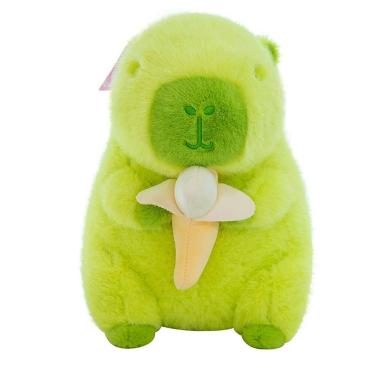Imagem de Boneca de pelúcia Cartoon Banana Capybara 35 cm Funny Green Stu