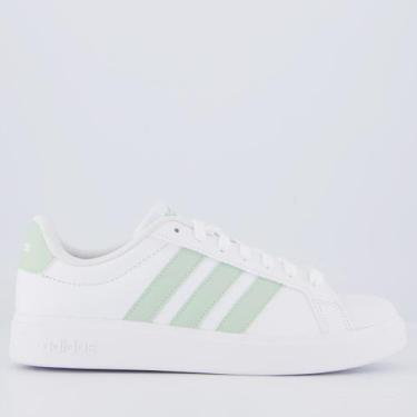 Imagem de Tênis Adidas Streettalk Feminino Branco e Verde, 37