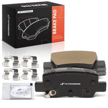 Imagem de A-Premium Conjunto de pastilhas de freio a disco de cerâmica traseiras compatível com modelos Hyundai e Kia - Elantra/Seltos 2021 2022 2023 2024, 4 peças