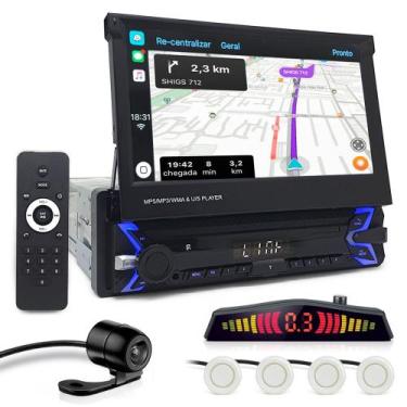 Imagem de Kit Multimídia Tela Retrátil + Câmera Ré + Sensor Ré Pérola Elantra 20