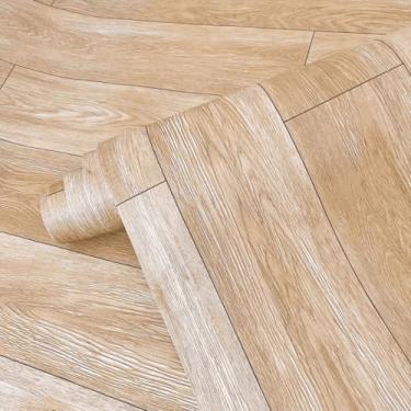 Imagem de Piso Vinilico Autocolante, Adesivo para Piso, Vinilico Autocolante 10mx61cm Proprio para Chão Quarto, Cozinha, Sala, Banheiro(P16 Imita Laminado)