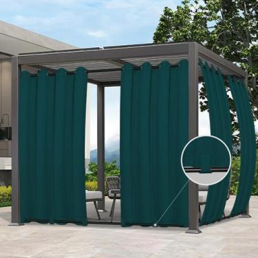 Imagem de Cortina externa Easy-Going 137x305 cm Impermeável Teal